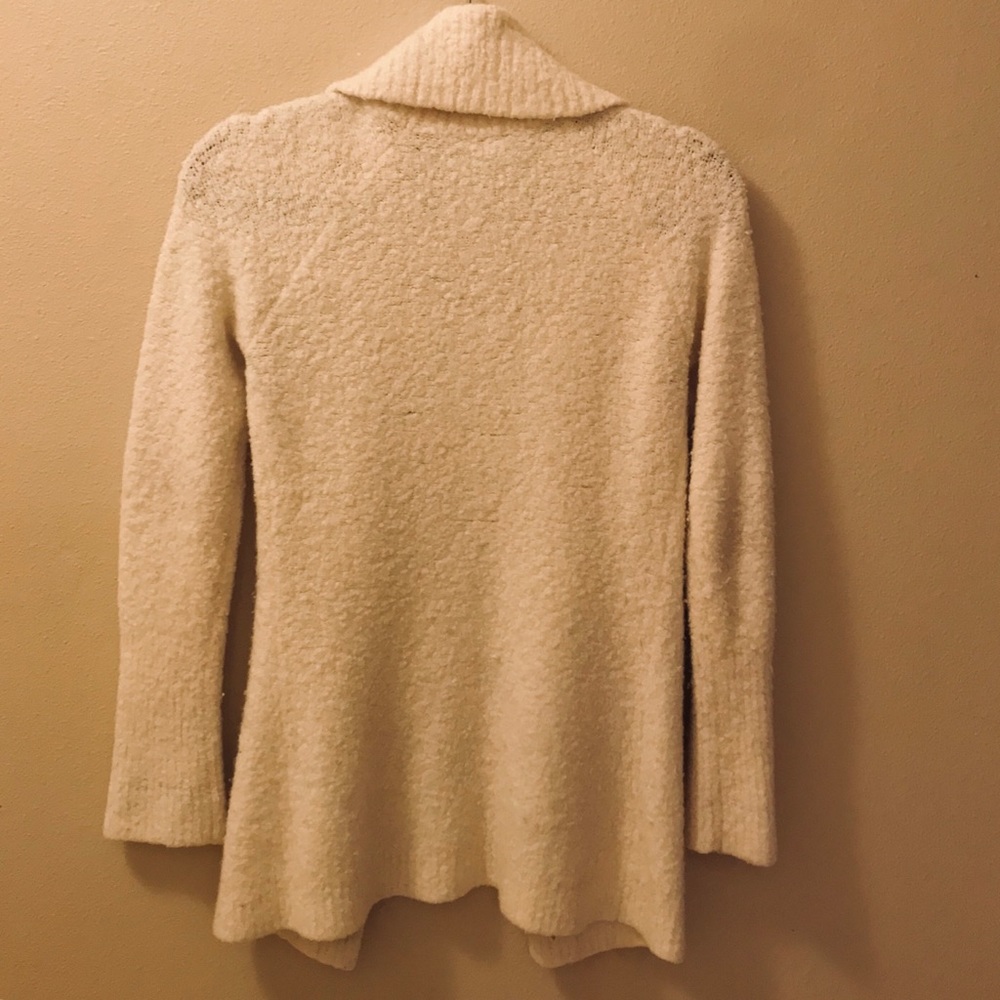 Moda International White Sweater Jacket - Medium - Picture 4 of 7